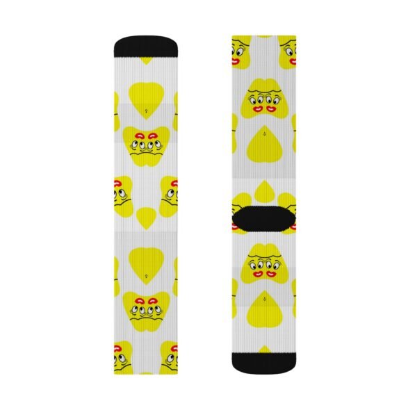 Yellow Been Sublimation Socks - Image 8