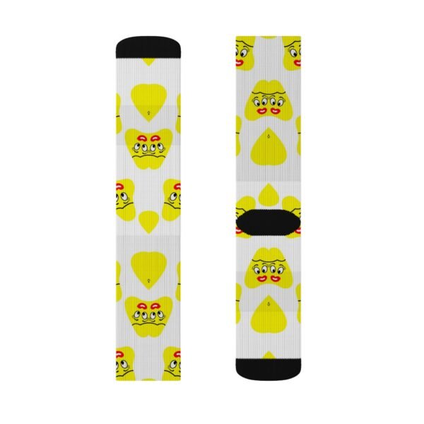 Yellow Been Sublimation Socks - Image 7