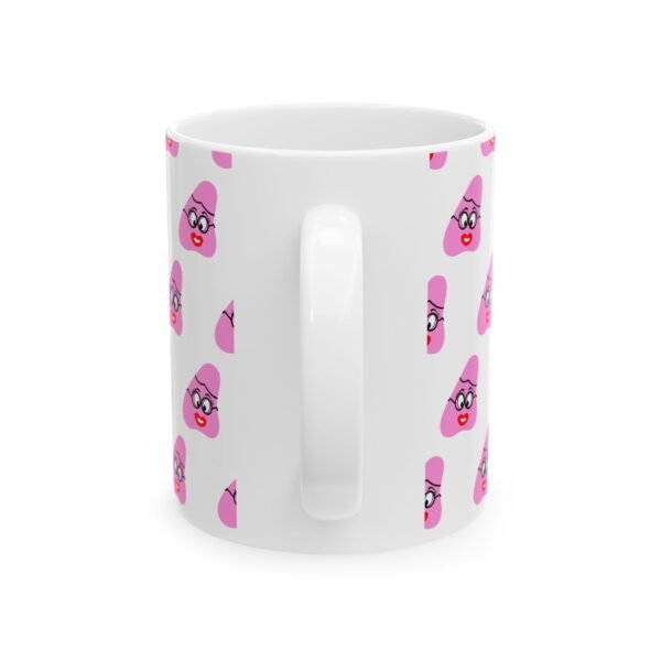 Pink Been Ceramic Mug 11oz - Image 2