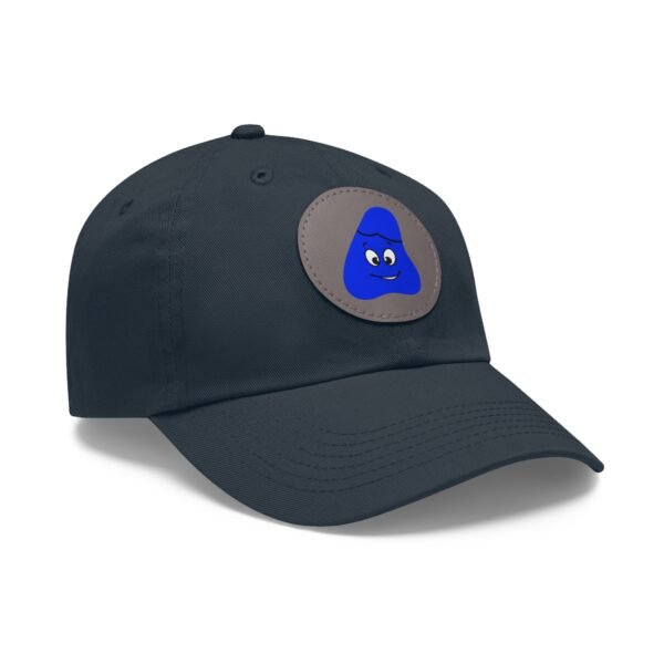 Blue Been Dad Hat with Leather Patch (Round) - Image 54