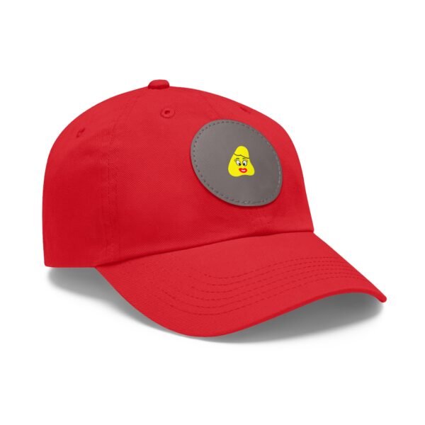 Yellow Been Dad Hat with Leather Patch (Round) - Image 22