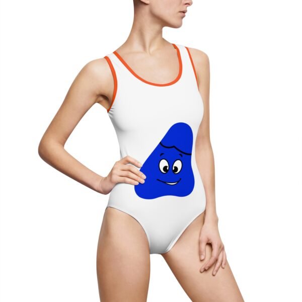 Blue Been Women's Classic One-Piece Swimsuit (AOP) - Image 13
