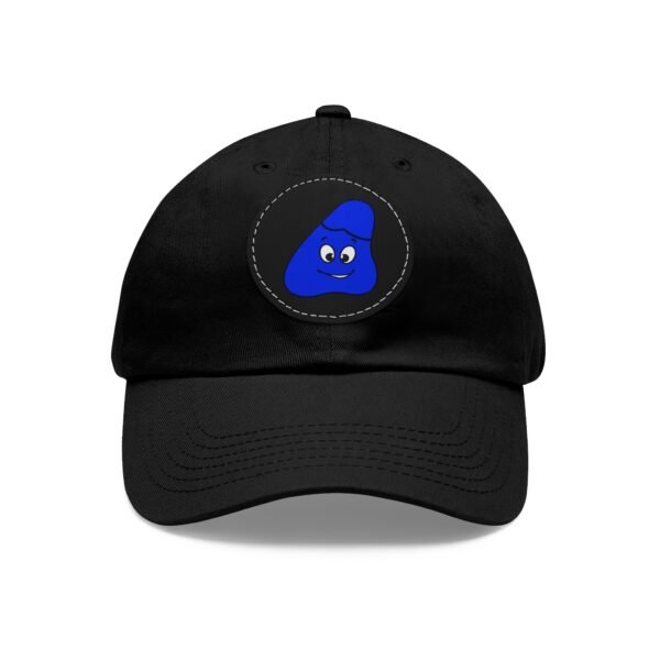 Blue Been Dad Hat with Leather Patch (Round) - Image 33