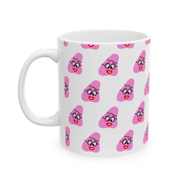 Pink Been Ceramic Mug 11oz - Image 3