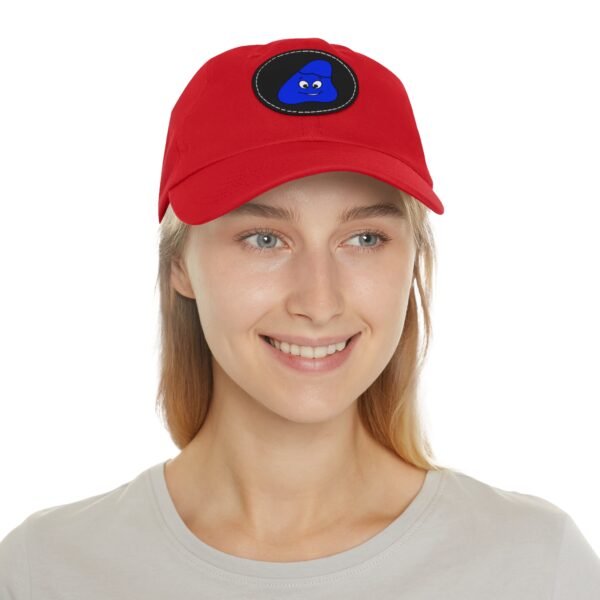 Blue Been Dad Hat with Leather Patch (Round) - Image 20