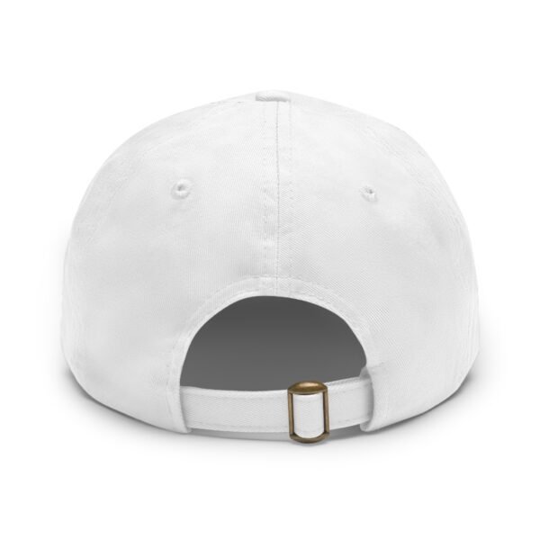 Blue Been Dad Hat with Leather Patch (Round) - Image 3