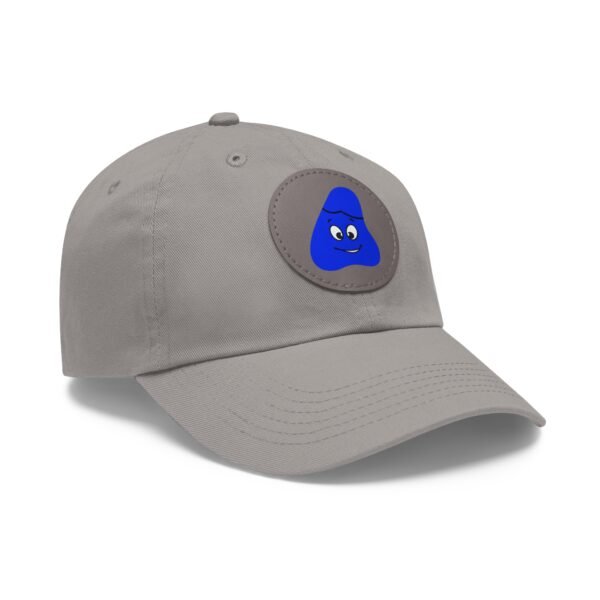 Blue Been Dad Hat with Leather Patch (Round) - Image 86
