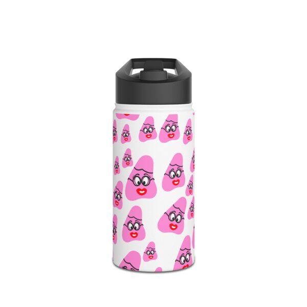 Pink Been Stainless Steel Water Bottle, Standard Lid