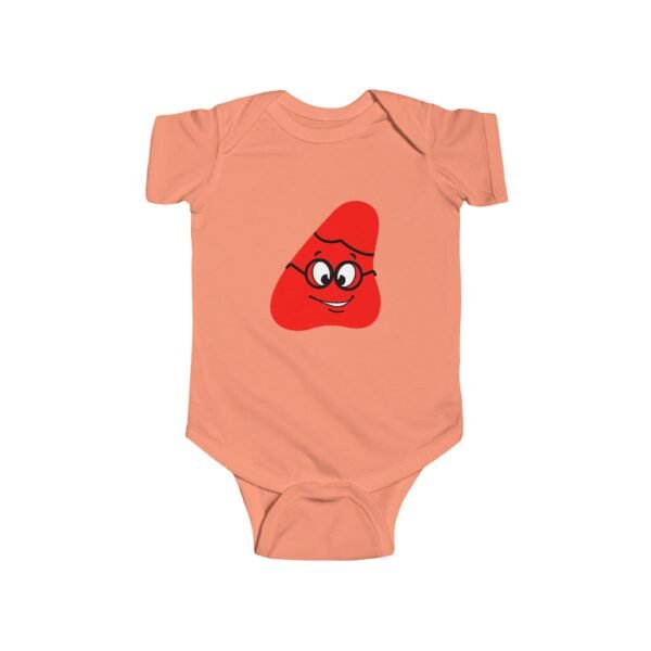 Red Been Infant Fine Jersey Bodysuit - Image 4