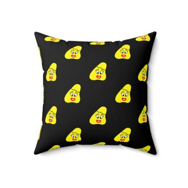 Yellow Been Spun Polyester Square Pillow - Image 7