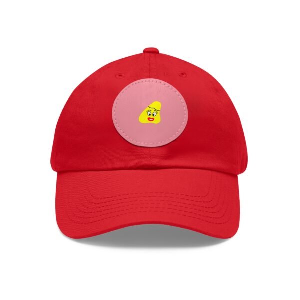 Yellow Been Dad Hat with Leather Patch (Round) - Image 29