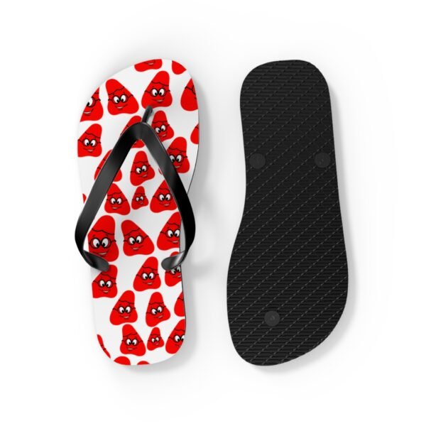 Red Been Flip Flops - Image 6