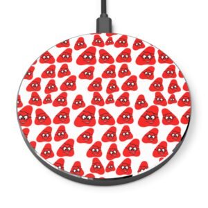 Red Been Wireless Charger for Phone