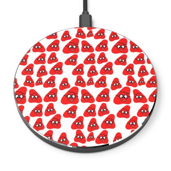 Red Been Wireless Charger for Phone