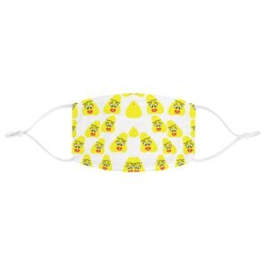 Yellow Been Fabric Face Mask