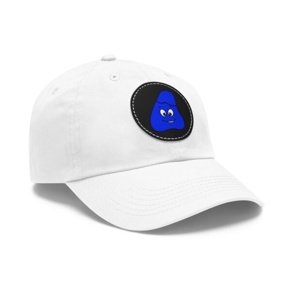 Blue Been Dad Hat with Leather Patch (Round) - Image 2