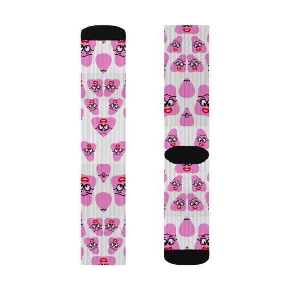 Pink Been Sublimation Socks - Image 3