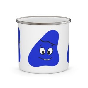 Blue Been Enamel Camping Mug