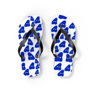 Blue Been Flip Flops