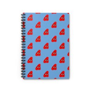 Red Been Spiral Notebook - Ruled Line
