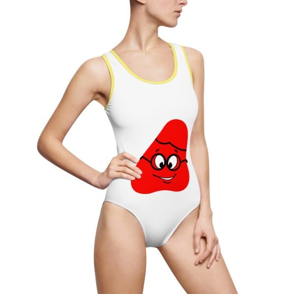 Red Been Women's Classic One-Piece Swimsuit (AOP) - Image 17