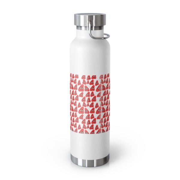 Red Been Copper Vacuum Insulated Bottle, 22oz - Image 2