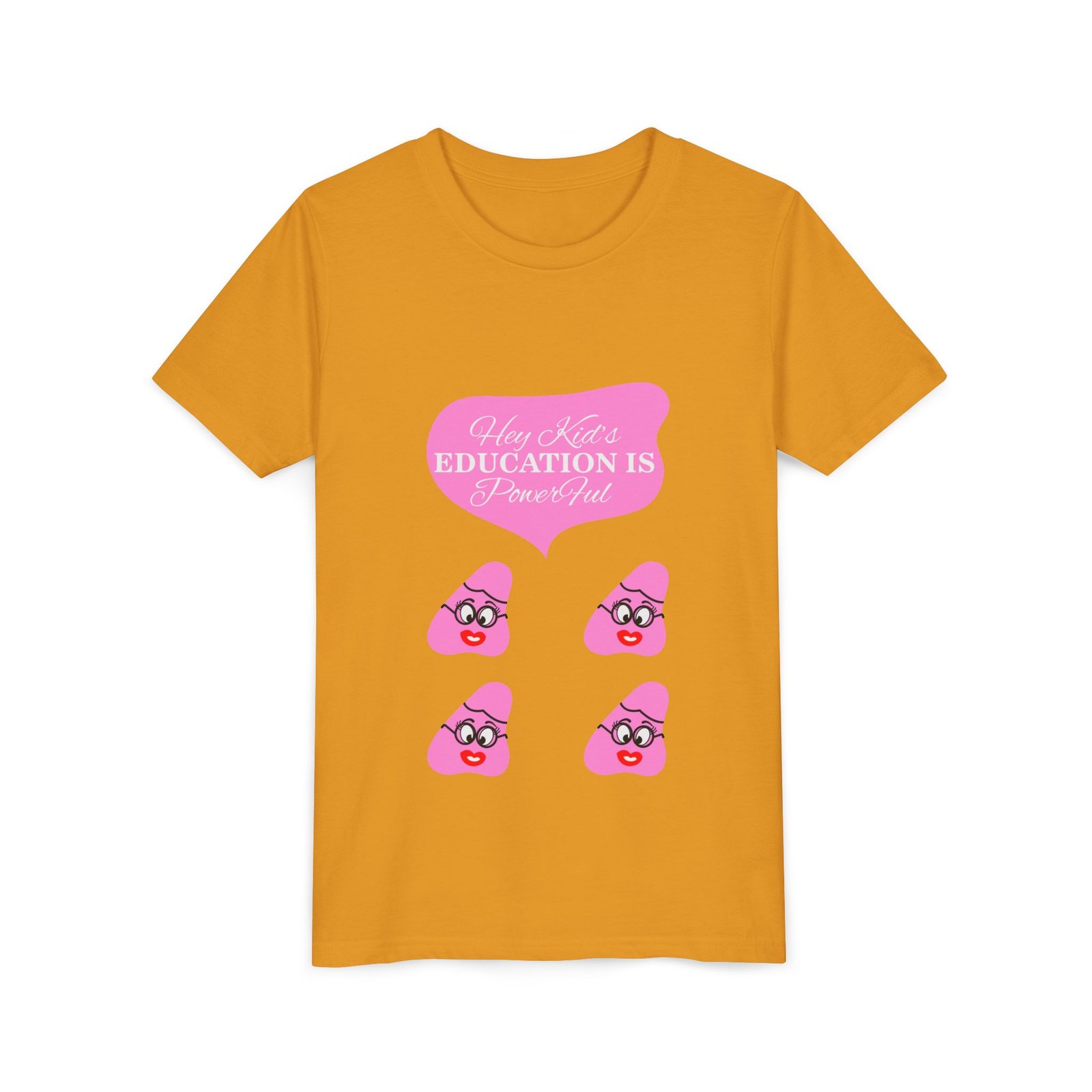 Pink Been (4) Youth Short Sleeve Tee - Image 15