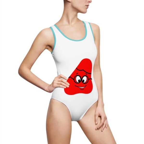 Red Been Women's Classic One-Piece Swimsuit (AOP) - Image 21
