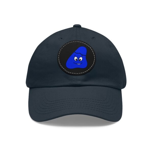 Blue Been Dad Hat with Leather Patch (Round) - Image 49