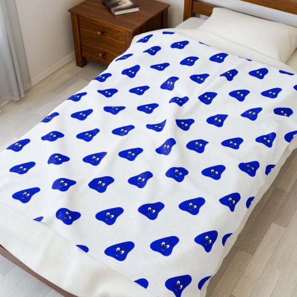 Blue Been Velveteen Plush Blanket - Image 7