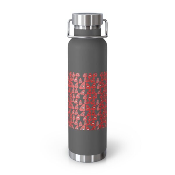 Red Been Copper Vacuum Insulated Bottle, 22oz - Image 9