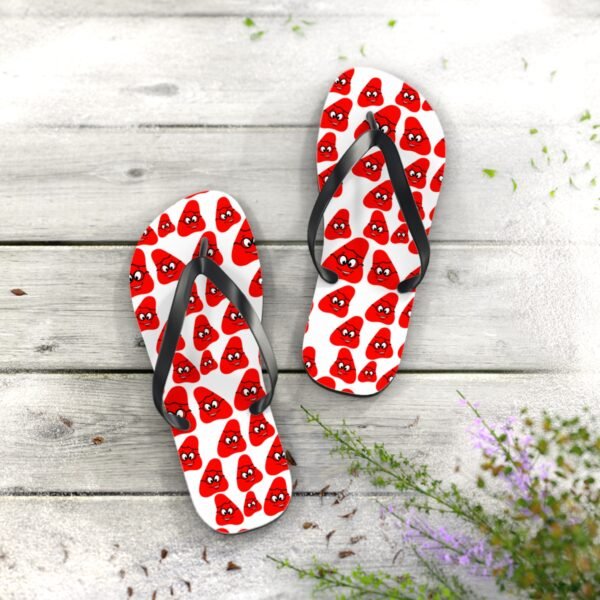 Red Been Flip Flops - Image 12