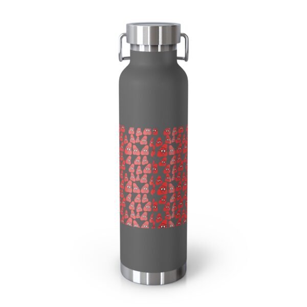 Red Been Copper Vacuum Insulated Bottle, 22oz - Image 12