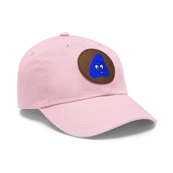 Blue Been Dad Hat with Leather Patch (Round) - Image 74