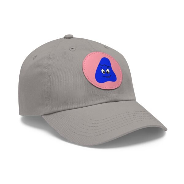 Blue Been Dad Hat with Leather Patch (Round) - Image 94