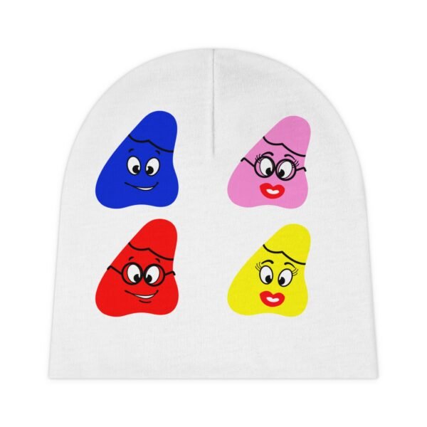 Colorful Been Baby Beanie (AOP) - Image 2