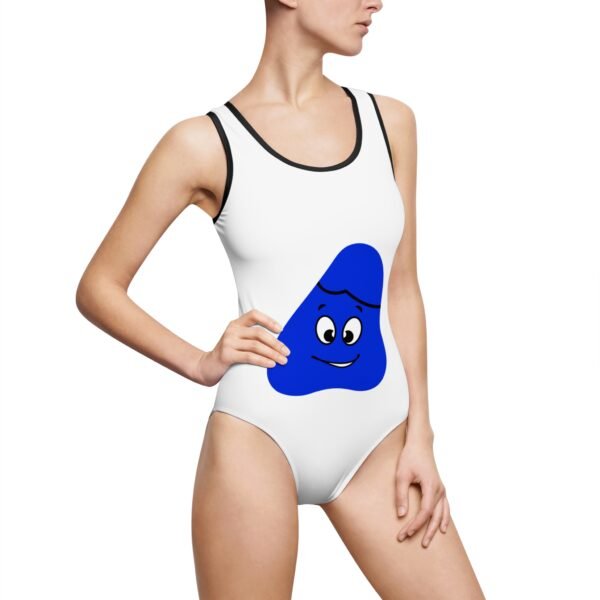 Blue Been Women's Classic One-Piece Swimsuit (AOP) - Image 9