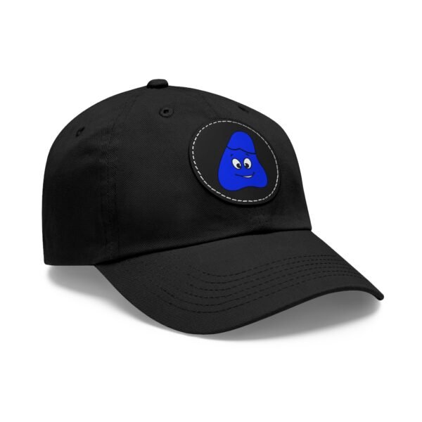 Blue Been Dad Hat with Leather Patch (Round) - Image 34