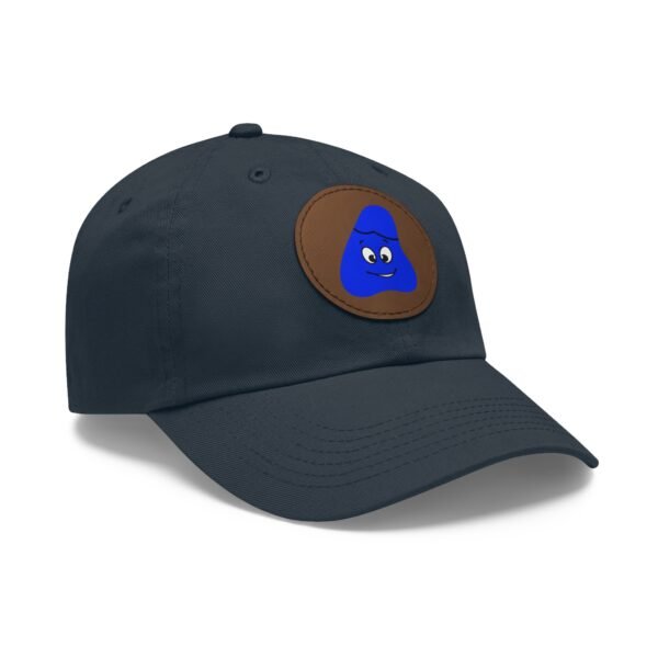 Blue Been Dad Hat with Leather Patch (Round) - Image 58