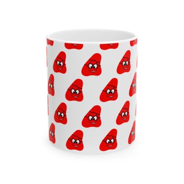 Red Been Ceramic Mug 11oz