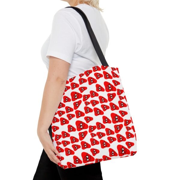 Red Been Tote Bag (AOP) - Image 8