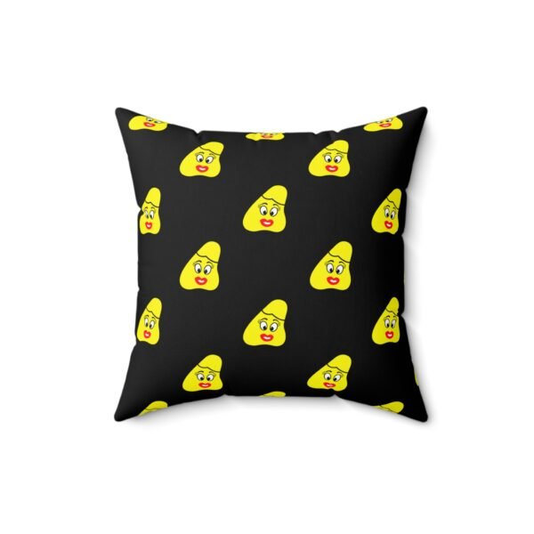 Yellow Been Spun Polyester Square Pillow - Image 5