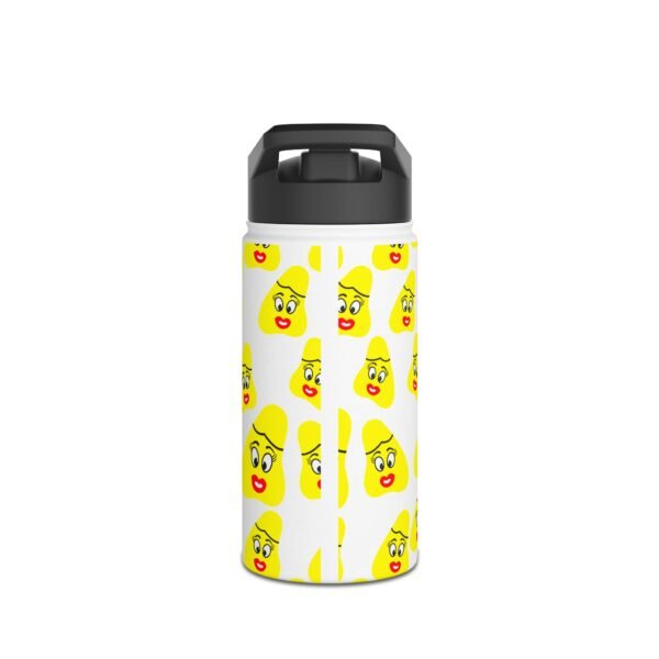Yellow Been Stainless Steel Water Bottle, Standard Lid - Image 2