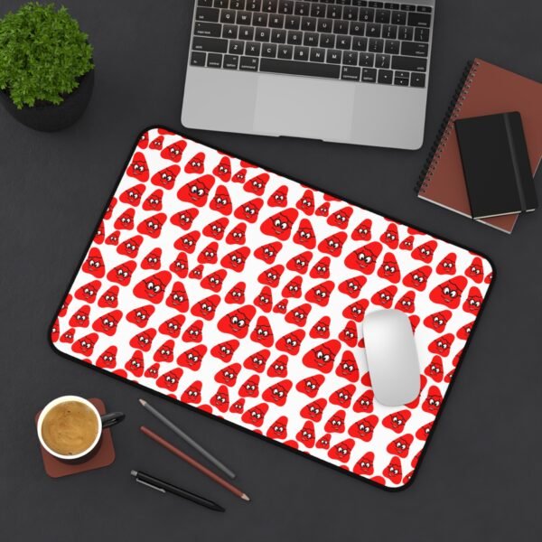 Red Been Desk Mat - Image 4