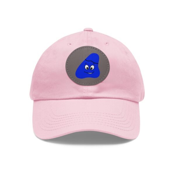 Blue Been Dad Hat with Leather Patch (Round) - Image 69